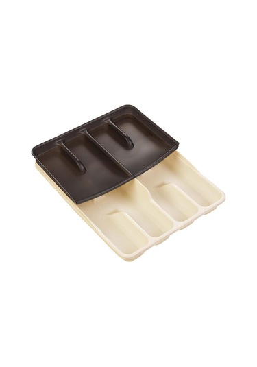 Moonstar Çekmece İçi Kaşıklık 9 Gözlü Çift Katlı Çatal Bıçak Organizer 34x27 CM