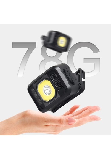 Ps-024 Pratik Sensörlü Sinyalli Şarjlı Kafa Lambası Çok Renkli