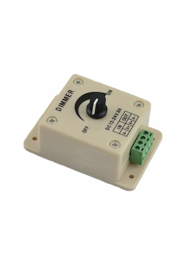 12-24 Volt Manuel Led Dimmer 8 Amper Şerit Led Dimmer