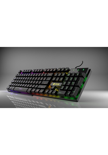 Inca IKG-446 Usb Kablolu Rainbow Efect Mekanik Hisli Gaming Q Klavye