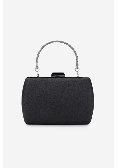 Valmenti Kadın Vegan Siyah Abiye Çanta 1083 0016 Bn Cnt Y25 Sıyah Sımlı Siyah