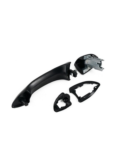 Besthome1 Bmw X5 E53 2000-2006 Dış Kapı Kolu Takımı 51218243618 Ön Veya Arka Sağ Parlak Siyah