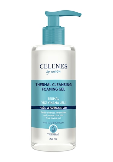 Celenes By Sweden Celenes Thermal Yağlı ve Karma Ciltler İçin Temizleme Jeli 250 ML