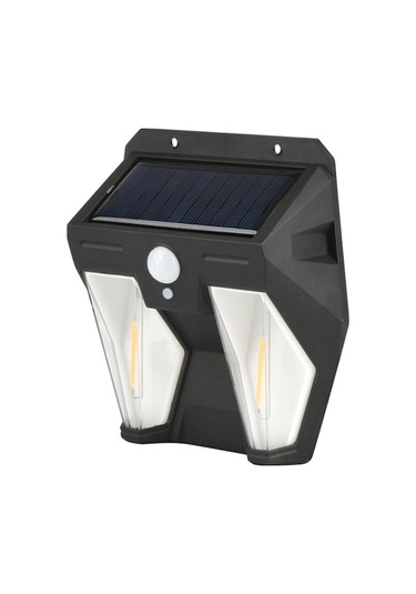 Pazly Sınır Ötesi Açık Su Geçirmez Peyzaj Işık, Güneş Enerjili Bahçe Aydınlatma, İnsan Vücut Sensörlü Duvar Lambası Ty13602 Çift Taraflı Tungsten