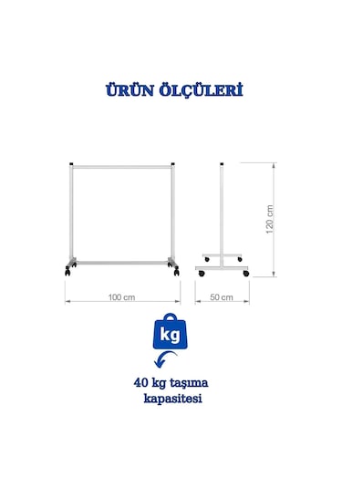 Ev Tipi Ekonomik Kıyafet Askısı Tekerlekli Askılık Orta Stant Metal