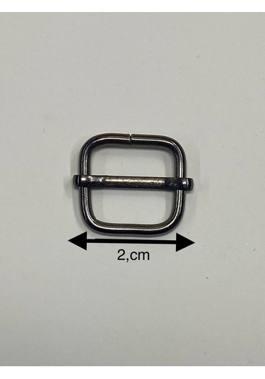 Çanta Sürgüsü / Ayar Tokası / 2 Li Set / 2 Cm Antrasit Renkli Çok Renkli