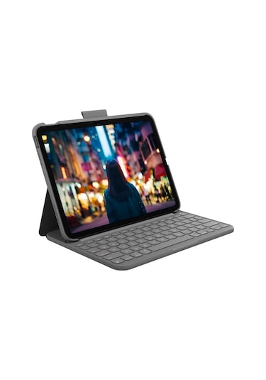 Logitech Slim Folio Apple Uyumlu iPad  920-011415 10.9" 10. Nesil ile Klavyeli Kılıf
