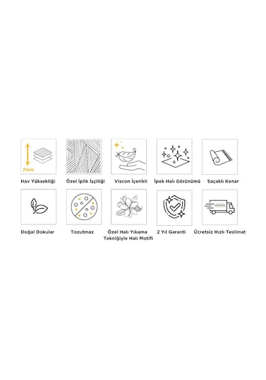 Artemis Halı Palace 08020a Krem Vizon Klasik Retro Ipek Halı 160x230 Çok Renkli