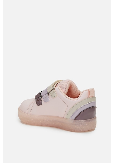 Vicco Sun Işıklı Kız Bebek Pudra Sneaker Pudra