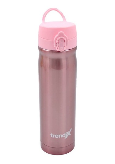 Trendix Çelik Bardak Termos Pastel Pembe 500 ML Sıcak Soğuk Tutuc