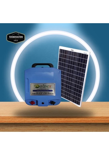 Alpex Elektrikli Çit Cihazı 25000 Volt Aç Kapa Model Panelli Set