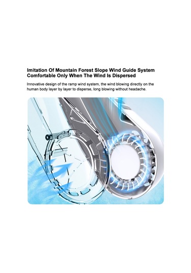 Qingmipy Beyaz Boya 5 Seviye Hızlı Usb Şarjlı Boyun Fanı - 3-6 Saat Kullanim Süresi, Abs+silikon Malzeme, Mini Taşınabilir Soğutucu Beyaz