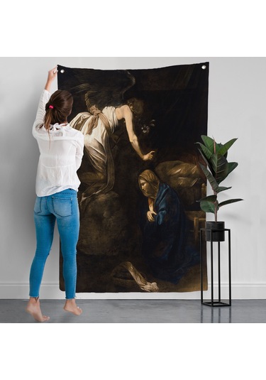 Caravaggio - Duyuru Duvar Örtüsü - Annunciation-7420