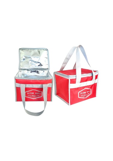 TermBag Katlanabilir Termal Termo Termos Çanta Kırmızı