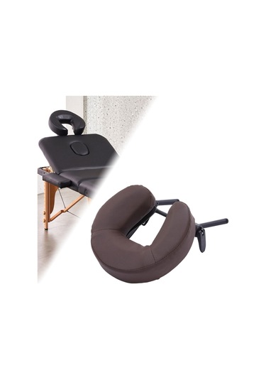 Suntek Masaj Masası Yüz Beşiği Ve Yastık Alüminyum Kahve