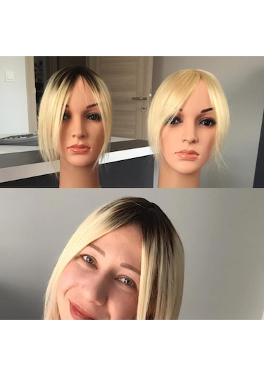 Kahkül Ombreli İnsan Saçı.Bangs Human Hair