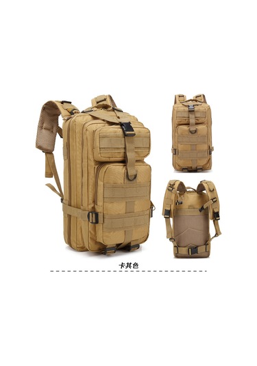 Kamuflaj Eğlence Seyahat Sırt Çantası Açık Hava Dağcılık Çantası Taktik Sırt Çantası Haki