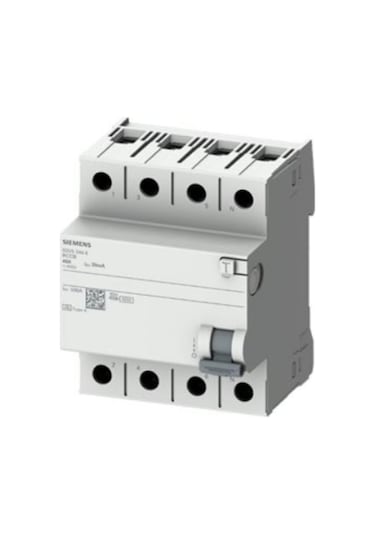 Siemens.A Tipi Kaçak Akım Koruma Rölesi 40A 400V 300Ma.5Sv5644-6