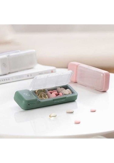 Tongxida Bosphorusboutique Tr017 Taşınabilir Sones Mühürlü Mor Mini Kutusu Kesici İlaç İlaç Gün Gn, 7 Rs Diğer