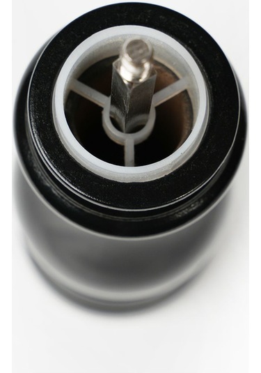 Siyah Ahşap Tuz Ve Karabiber El Değirmeni Öğütücü Grinder 22 Cm Siyah