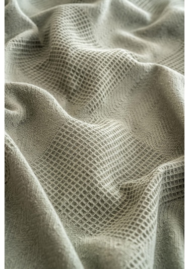 Soley Serenity %100 Pamuk 200 X 220 Cm Çift Kişilik Pike Yeşil