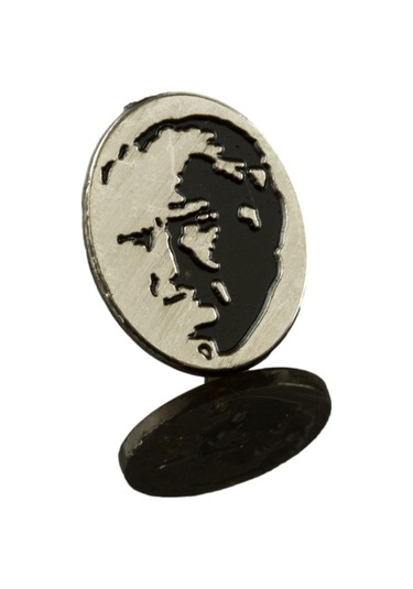 Blora Gümüş Atam Büst Rozet Altın