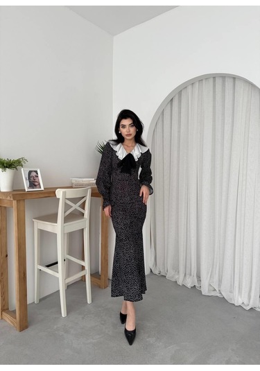 Ospe Fiyonklu Elbise