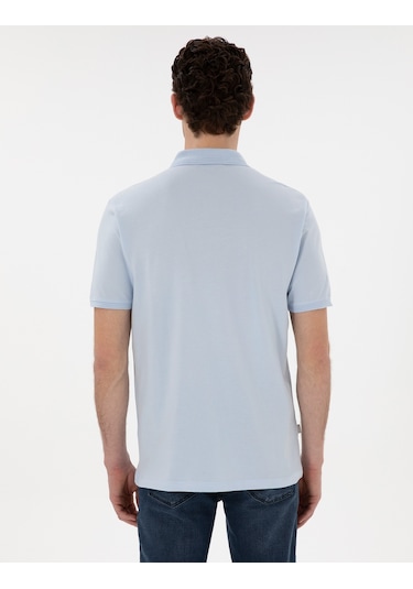 Pierre Cardin Erkek Açık Mavi Tişört Basic 50302538-vr003