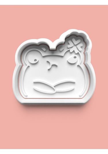 Düşünceli Kurbağa Kurabiye Kalıbı Ve Şeker Hamuru Kalıbı 0428-3 Diğer