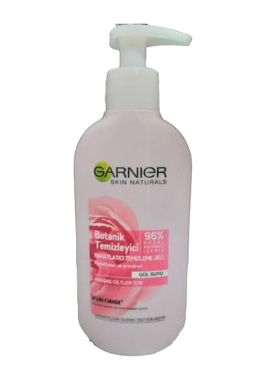 Garnier Botanik Gül Suyu İçerikli Yüz Temizleme Jeli 200 ML