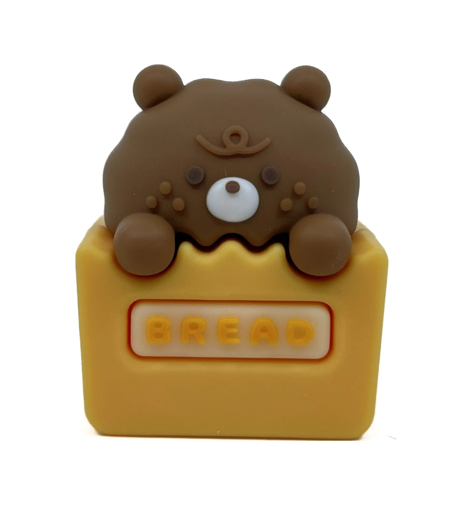 Pupu Bakery 3d Silikon Renkli Kalemtraş Ayıcık