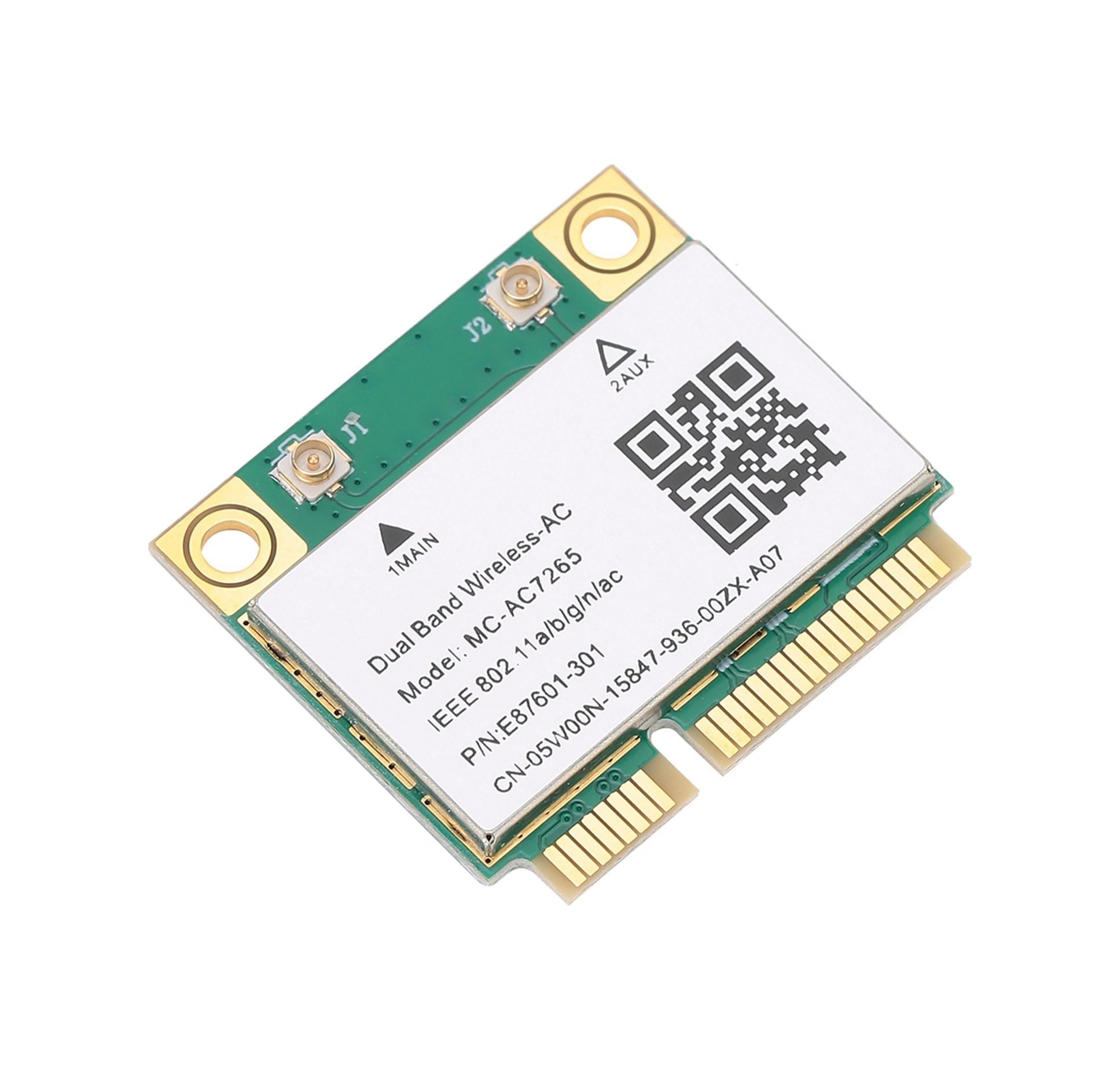 Xiyyadms Intel 7265ac Çipli Mini Pcı-e Kablosuz Ağ Kartı, 1200mbps 2.4/5ghz Çift Bant, Bluetooth 4.2, 802.11ac Desteği, Masaüstü/dizüstü Uyumlu