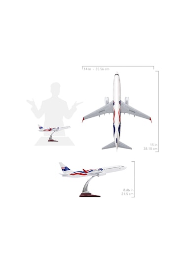 Zekupp - Maket Uçak - Boeing 737-800 1/100 - AVUSTRALYA ÖZEL TASARIM Model Uçak