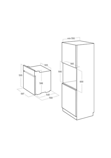 Termikel BO O64D5C W + BH P6194C W + CH C6532C WW Beyaz Ankastre Set
