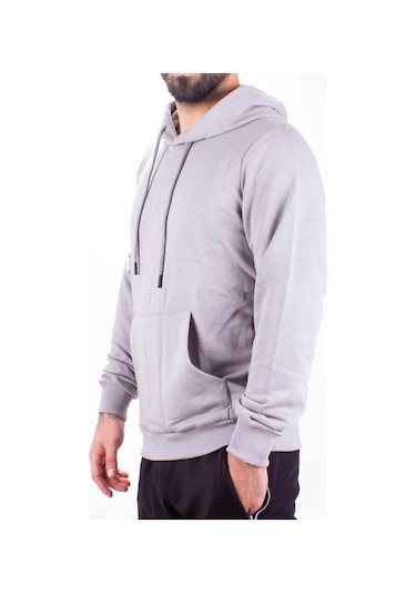 Twister 2732 Gri Kapüşonlu Erkek Sweatshirt Gri
