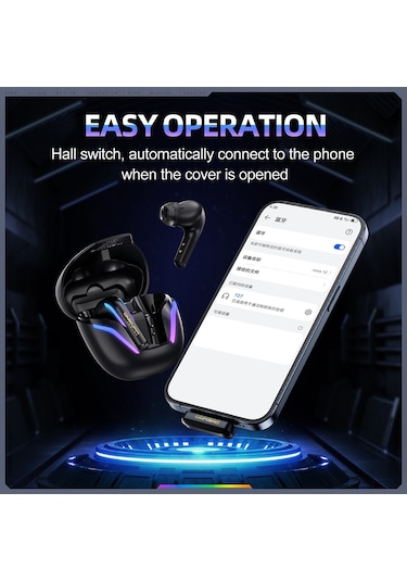 Onıkuma T27 Çift Modlu Soğuk Kablosuz Bluetooth Kulaklık Siyah