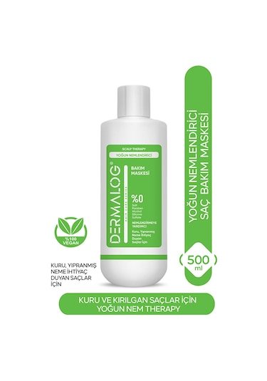 Dermalog Yoğun Nemlendirici ve Onarıcı Saç Bakım Maskesi 500 ML