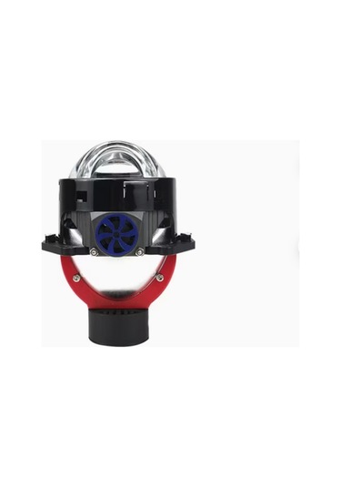 W60 Çift Reflektör Tasarımlı Çift Led Projektör Lensli Lazer Far
