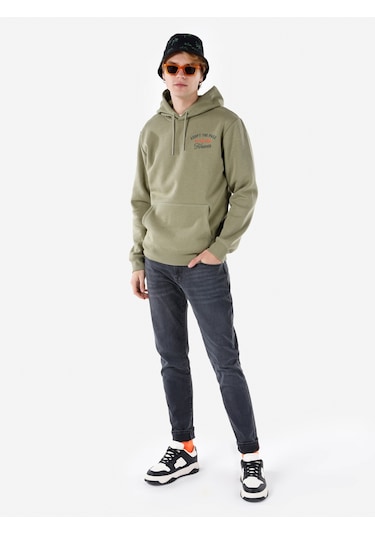 Colin's Colins Yeşil Erkek Sweatshirt Yeşil