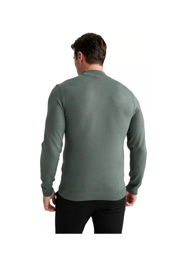 Sergio Tex Boğazı Olmayan Sıcak Kazak 51340927 Koyu Zeytin Yeşili