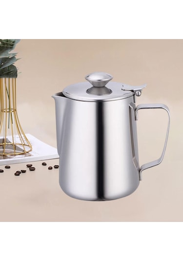 Suntek Süt Köpürtme Sürahi Dökme Sürahisi Kahve Ev Bar 1500-ml