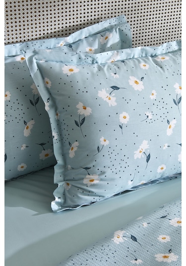 Karaca Home Daisy %100 Pamuk Çift Kişilik Pike Takımı Mint Pp 200.22.11.0409