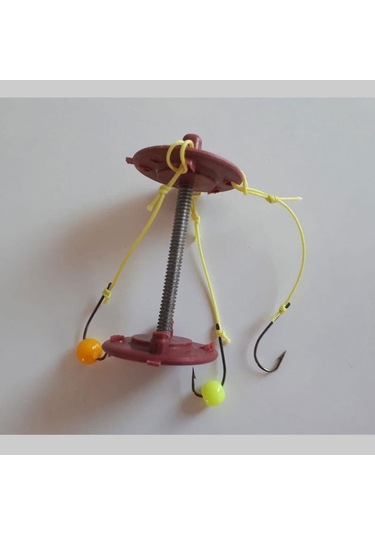 Sazan Takım Yedeği Vidalı Hazır Boncuklu İğneli