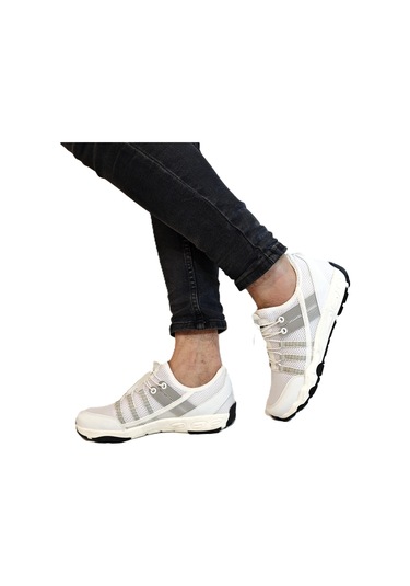 M.p 2318 Beyaz Fuspetli Kaymaz Aqua Spor Ayakkabı Beyaz