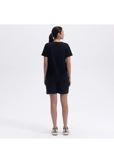 Ellesse Kadın Siyah Pamuklu Şort Ef404-bk Siyah