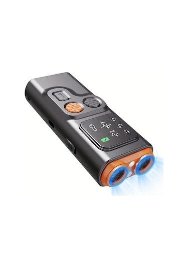 Willowhaven Usb Şarjlı 36v Işıklı Çift Başlı Siyah Turuncu Köpek Kovucu İç Ve Dış Mekan