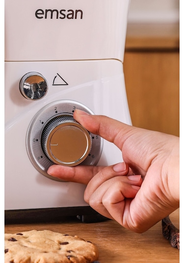 Emsan Bella Gusto Stand Mikser 1300 W 5 L Mutfak Şefi Beyaz