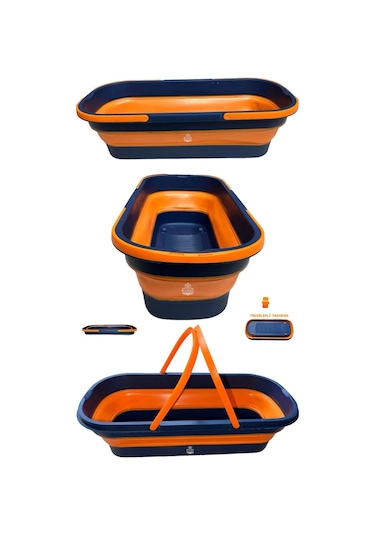 Katlanabilir Mop Kovası Tekerlekli Akordiyon Tüm Moplara Uyumlu S