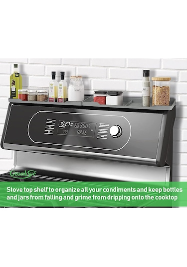 Xindoker Magneetik Fırın Rakusu, Silikon Malzeme, 3 Bölmeli, Yağ Dayanıklı, Temizliği Kolay, Pişirme Sosu Şişelerini Tutar, Mutfak Düzenleyici 2 Adet Siyah