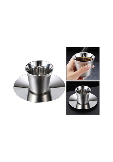 Suntek Çift Duvarlı Kahve Kupa Yalıtımlı Çay Bardağı Plakalı S